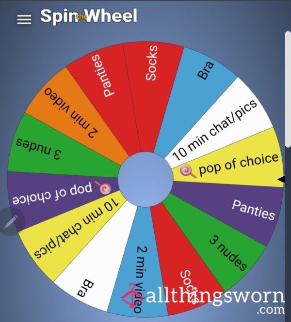 Wheel Spin- NEW
