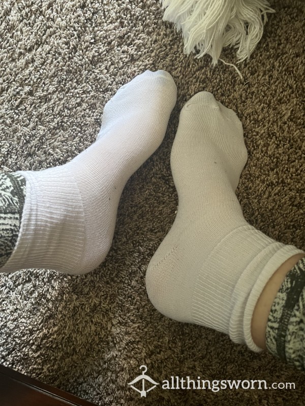 White Cotton Socks