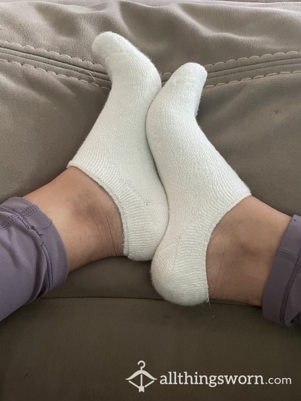 White Fluffy Socks