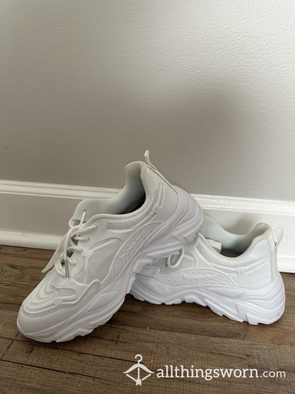 White Gym Sneakers