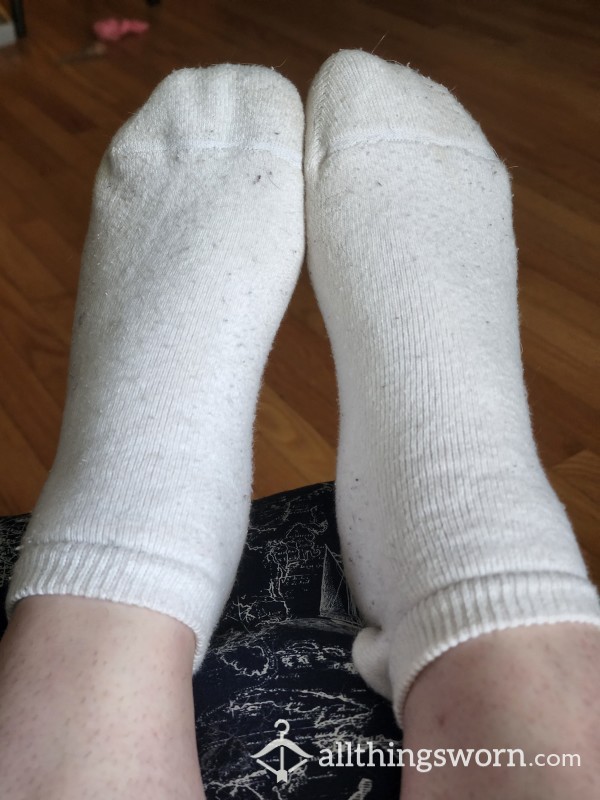 "White" Hanes Sports Socks