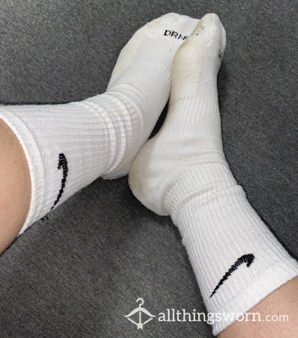 White Nike Gym Socks