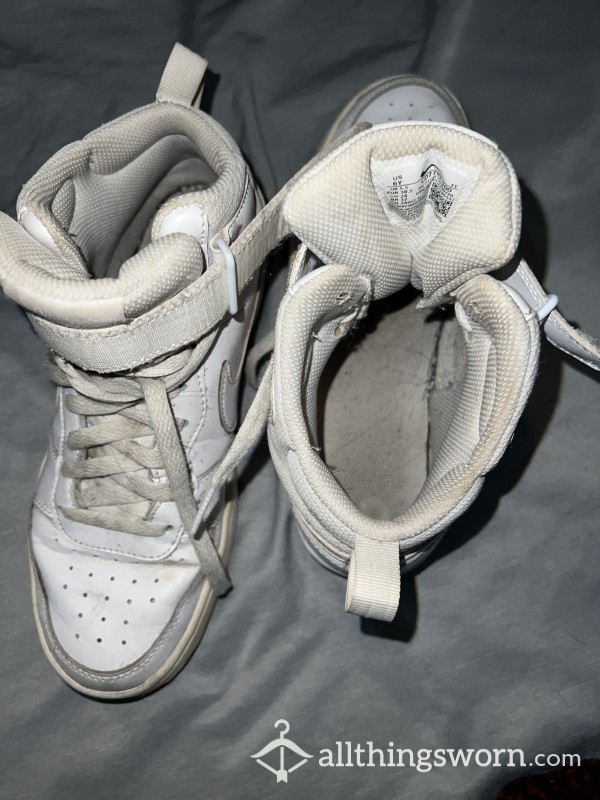 White Nike High Top Sneakers