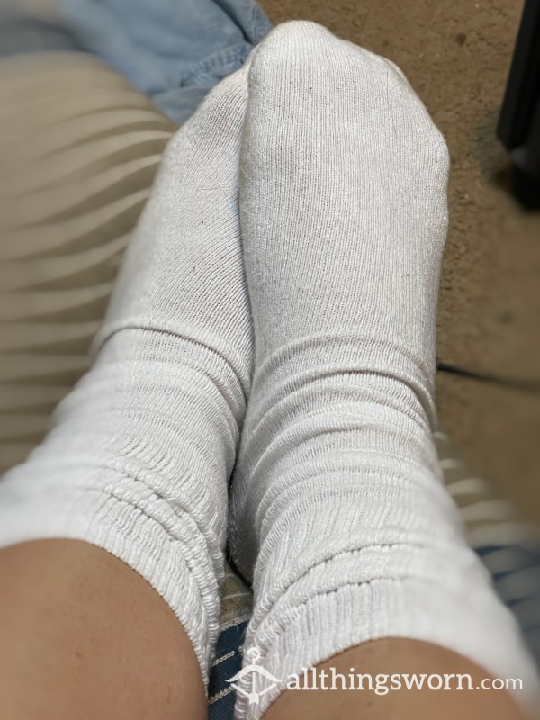 Dirty, Sweaty, Smelly White Tube Socks. 💕