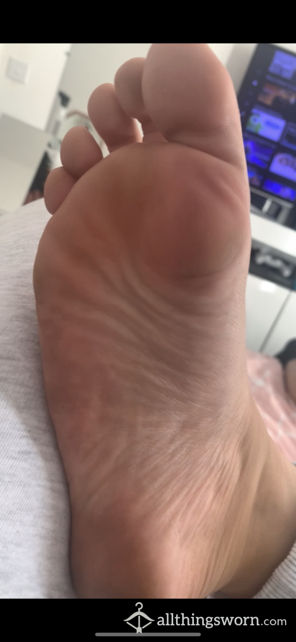 Wiggling My Toes And Close Up Of Foot