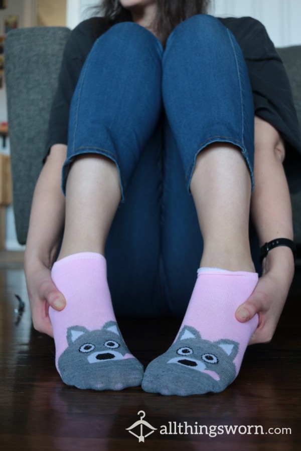Wolf Ankle Socks