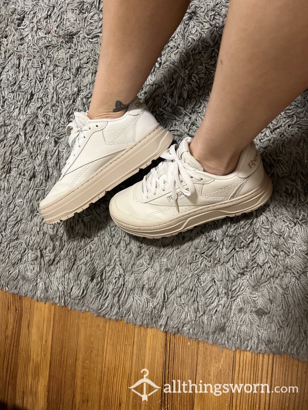 Women’s Tan Reebok Sneakers Size 7