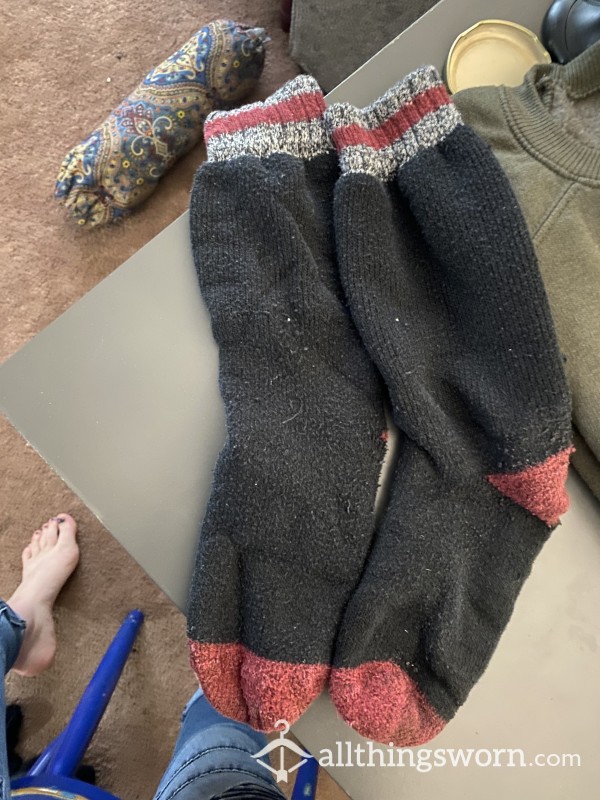 Work Boot Used Socks