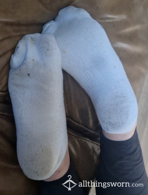 Work White Socks