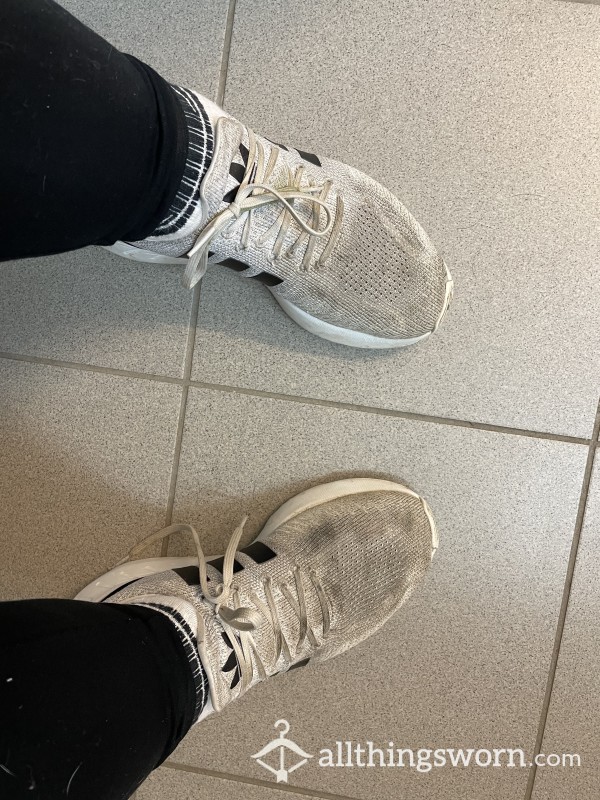 Worn Stained And Sweaty Trainers