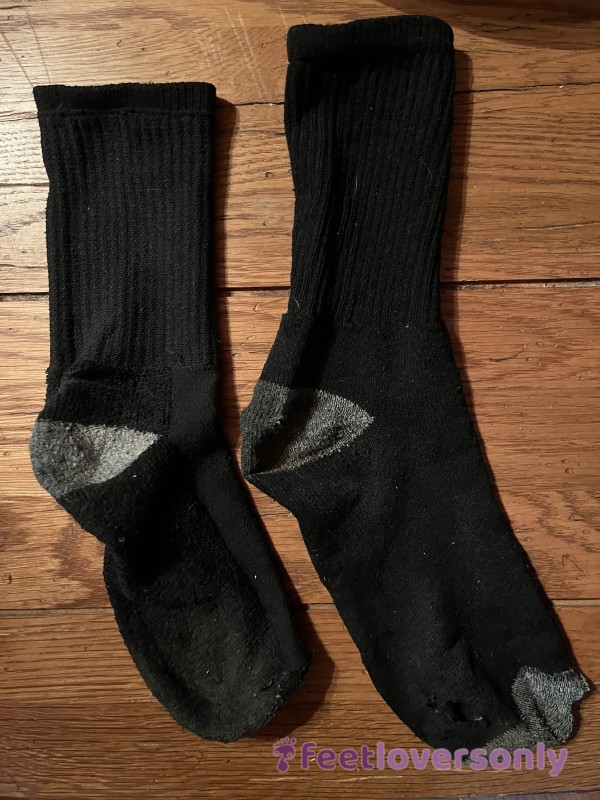 Worn To Hell - High Rise Black Socks