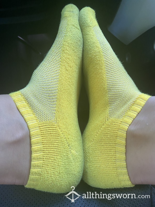 Worn Yellow Socks