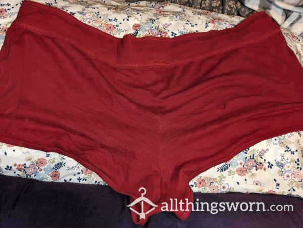 XL Sleep Booty-Shorts. Worn Without Panties Multiple Nights.