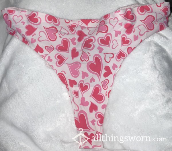 XOXO Pink Heart Lacy Panties