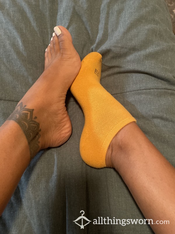 Yellow Well Worn Socks