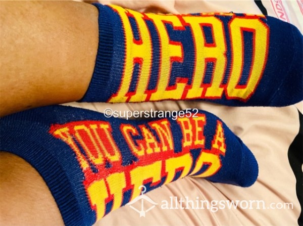 You Can Be A Hero Socks