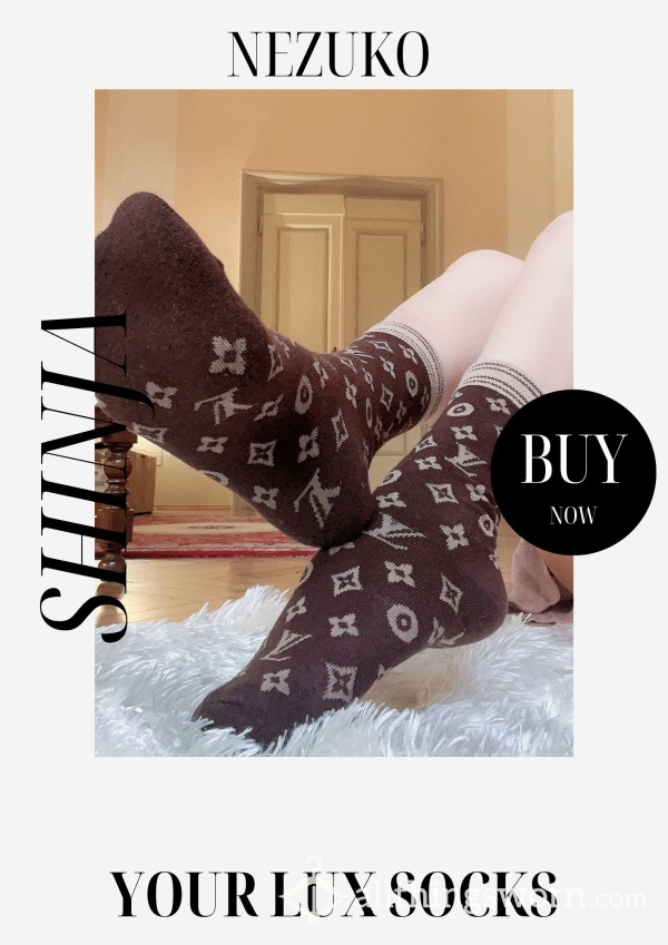 Your Lux Socks Monogram Brown ( High Quality & Free Shipping )
